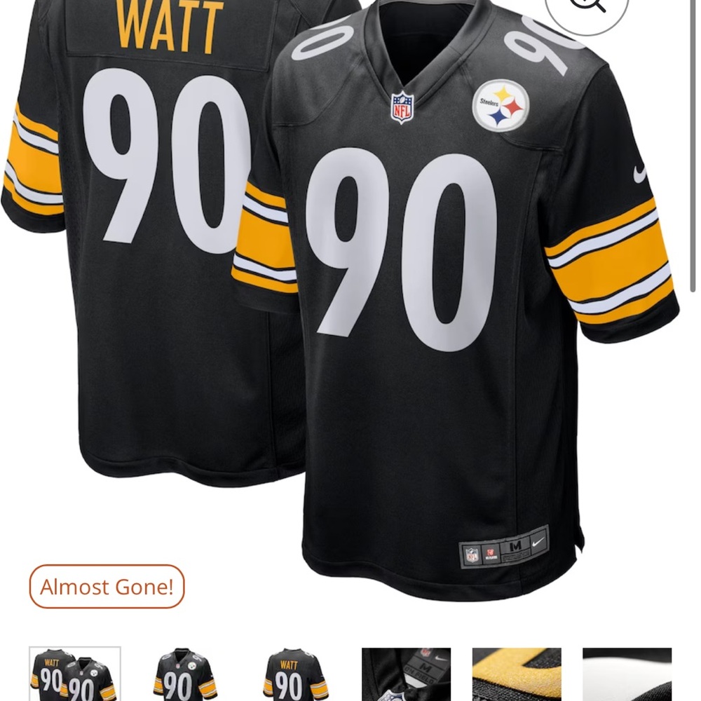Nike Black Pittsburgh Steelers NFL Jersey